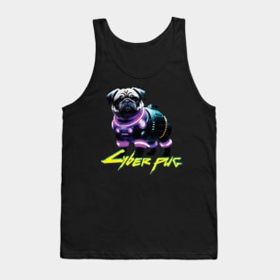 Just a Cyber Pug 2077 Tank Top